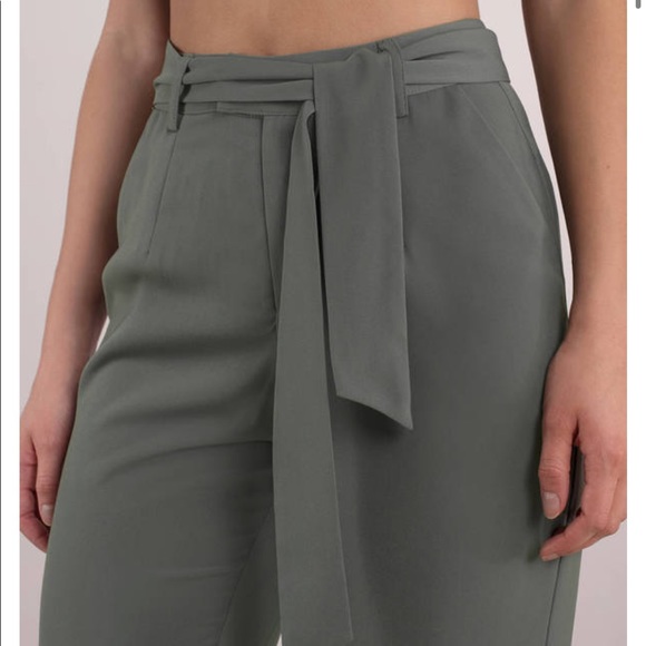 Tobi Olive Tapered Pants - Picture 3 of 7